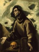 El Greco. Saint Francis Receiving the Stigmata
